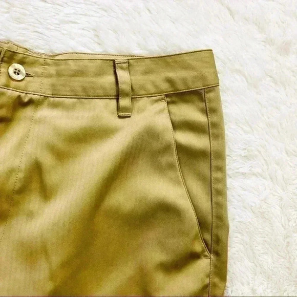 Fila Sport Mens Khaki Golf Flat Front Chino Shorts Active Polyester Size 34 - Picture 3 of 11